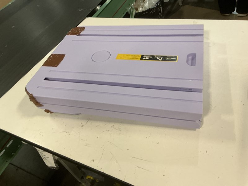 Condition photo showing As Is for janua pilates board - pilates reformer set, multi-purpose foldable pilates reformer board for home, 5 in 1 pilates sliding board purple