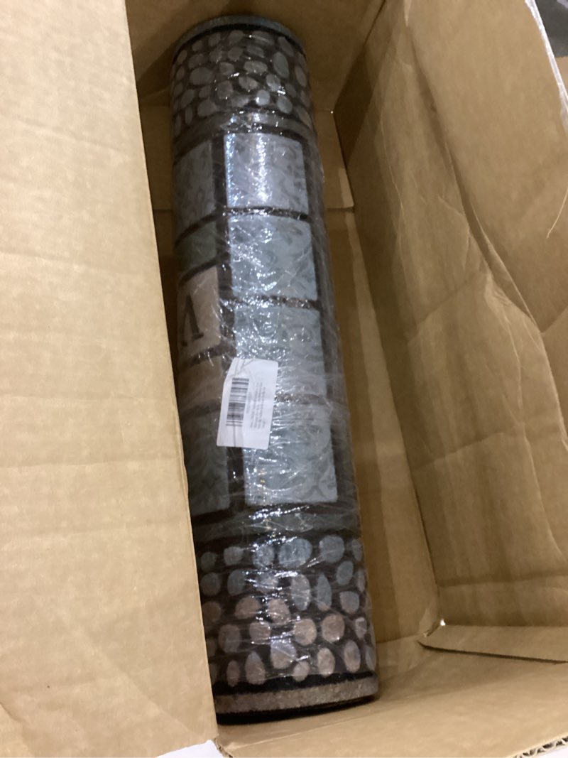 Condition photo showing New/Like New for CHICHIC Rectangle Entrance Door Mat Large 24 x 36 Inch Entry Way High Traffic Area Doormat Front Door Rugs Outdoors Heavy Duty Welcome Mat, Non Slip Rubber Back Low Profile for Garage 2' x 3' (Rectangular) Blue