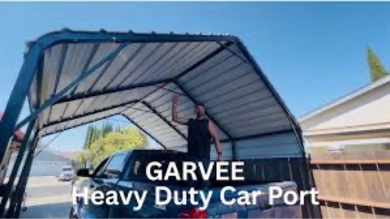 Garvee 20'X20'X10' Metal Carport for 2 Cars