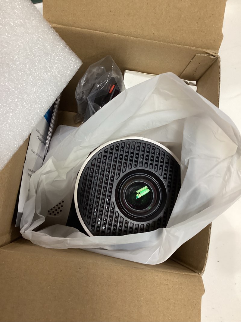 Condition photo showing Good Condition for mini projector with wifi and bluetooth, support 4k 170 ansi auto keystone correction, 5w soundbase speaker, 210° rotatable portable projector, 25"-110" screen video projector for smartphone/laptop hy300ultra