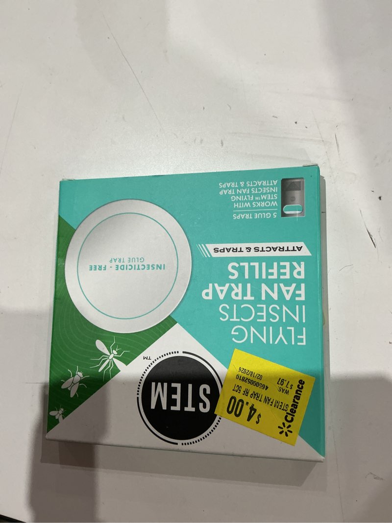 Condition photo showing Good Condition for stem glue trap re?ll pads for stem flying insect fan trap device, 5 count