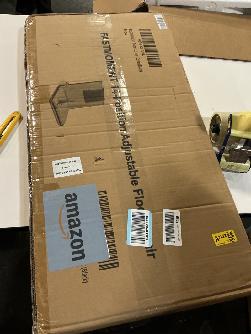 Condition photo showing Good Condition for Floor Chair with Back Support 14-Position Adjustable Floor Chair Portable Ground Seating for Adults & Kids Foldable Meditation Seat with Japanese KOYO Bearings & Washable Linen Cover (Black) Black & Grey Regular