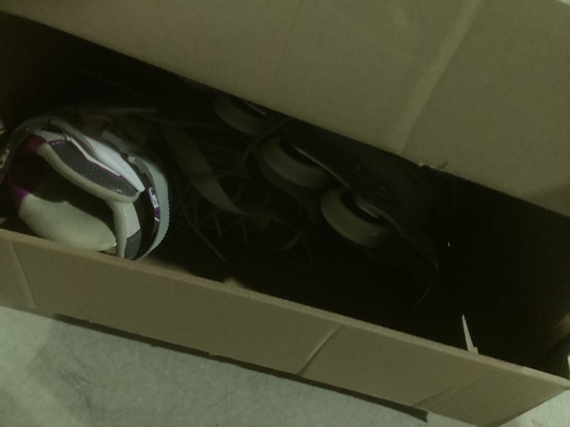Condition photo showing Good Condition for roller derby aerio q-60 women's inline skates purple 10