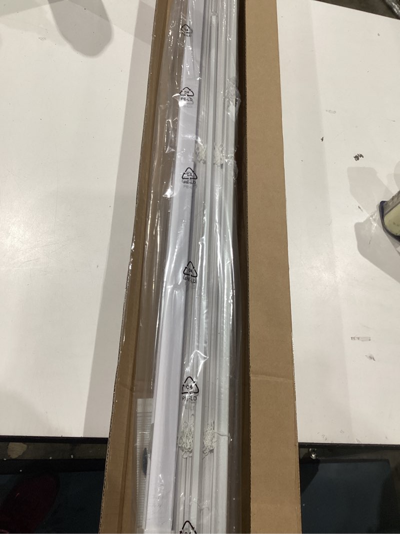Condition photo showing Good Condition for lazblinds no tools no drill 1" vinyl mini blinds, cordless blinds for windows, light filtering horizontal window blinds & shades, 38" w x 64" h, white cordless-white 38" w x 64" h
