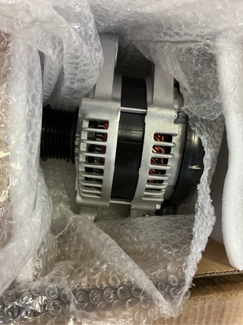 Condition photo showing Good Condition for SCITOO Alternator Fits for Lexus GS300 2006, GS350 2007-2011, IS250 Sedan 2010-2013, IS350 Sedan 2010-2013 - 12V 150Amp CW 7-Groove Decoupler Pulley, Replace OE 11196 104210-2050 27060-31060 150A 11196 Alternator