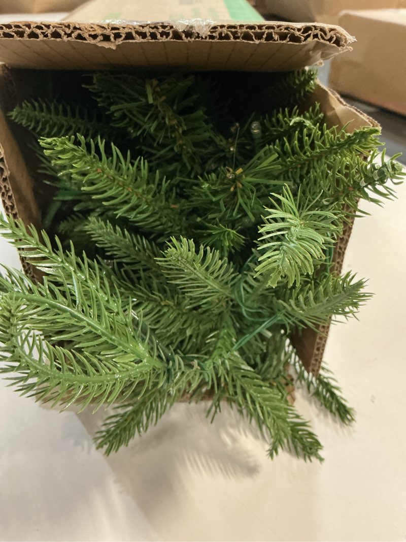 Condition photo showing Good Condition for Nearly Natural 2ft. Artificial Christmas Tree with 35 Clear LED Lights in Decorative Basket