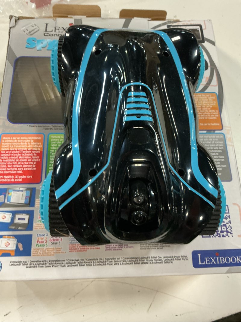 Condition photo showing As Is for lexibook spy move, night vision, audio and video recording, full navigation by g-sensors, black/blue, mfg230