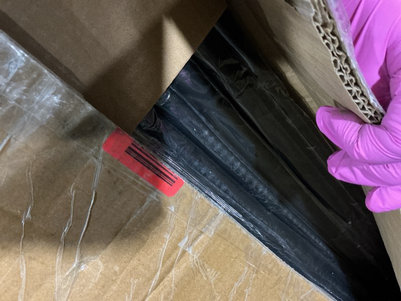 Condition photo showing Good Condition for 60 pack deck balusters 36" x 3/4" round staircase baluster, diameter 3/4" metal deck spindle and stairs railing,hollow round black deck balusters for deck railing porch 36 inch black-round 60