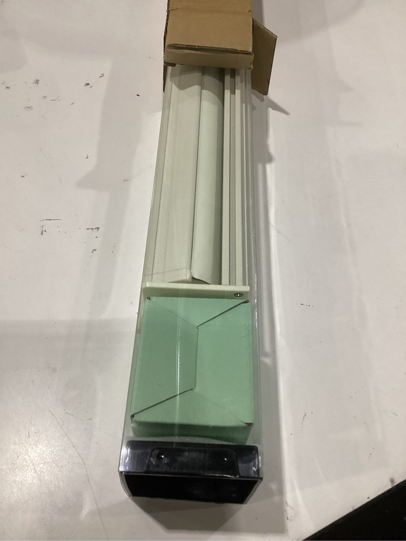 Condition photo showing Good Condition for sunoff cordless blackout roller shades blinds for windows free-stop,pull down room darkening with valance,thermal insulated woven fabric window door blinds for home,office,beige 26" w x 72" l 26"w x 72"h beige