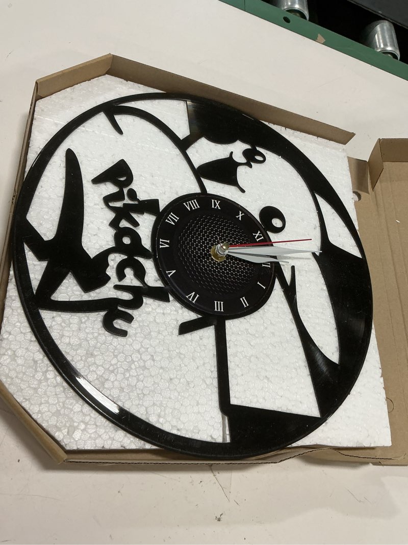 Manga Anime Vinyl Record Wall Clock Gift for Boys and Girls Great Idea Home Decor Vintage Decoration