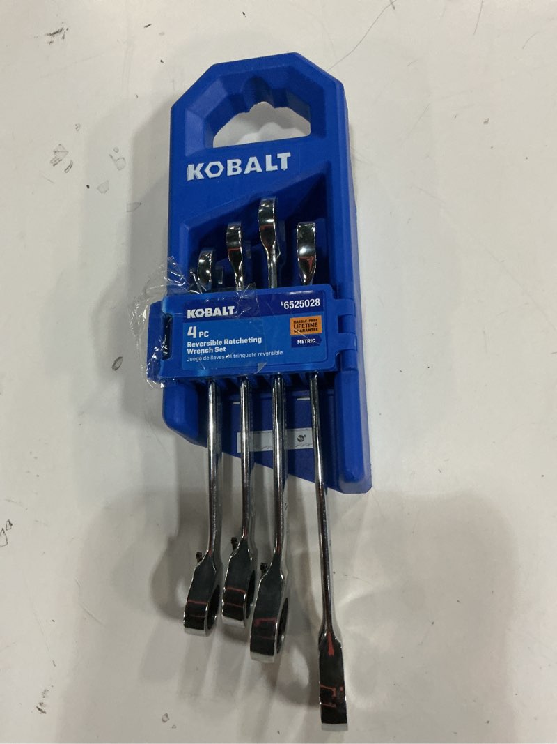 Condition photo showing Good Condition for kobalt 4 -piece set metric ratchet wrench item #6525028 | model