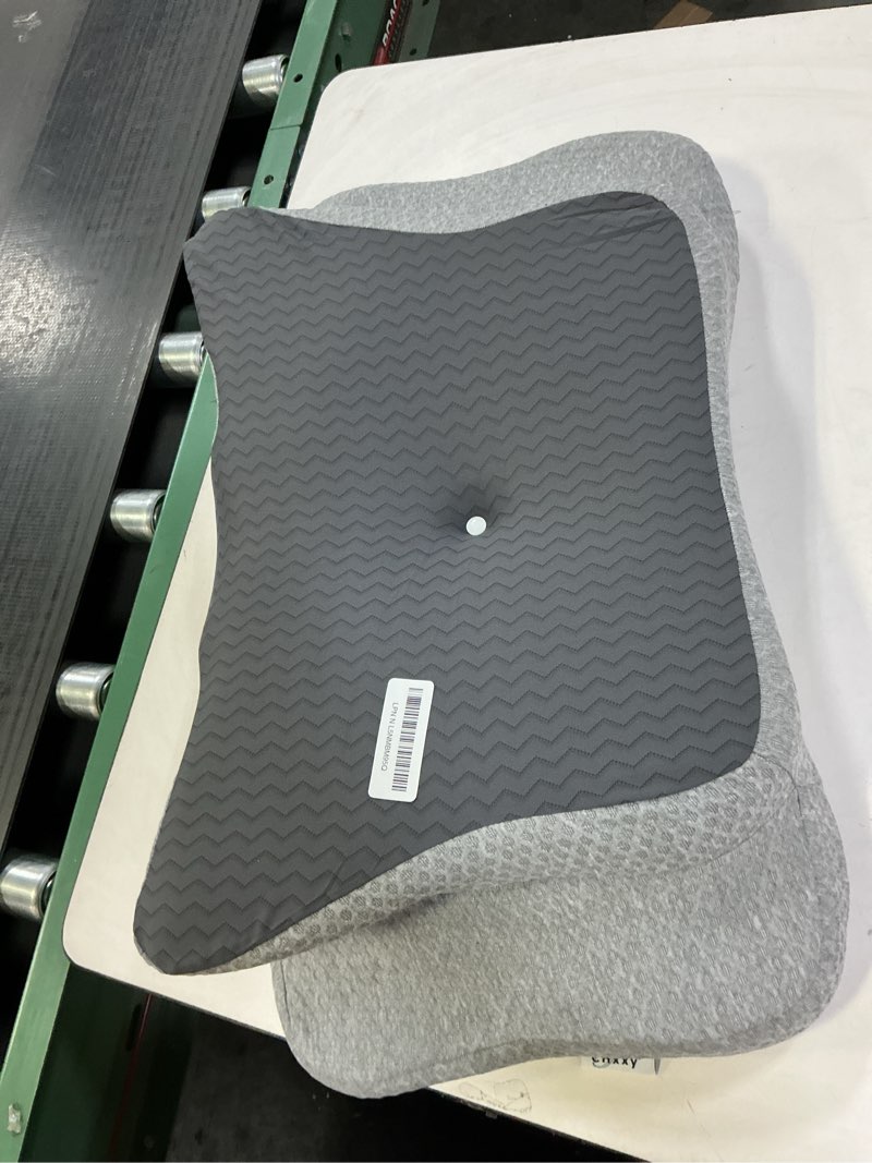 Condition photo showing Good Condition for Cervical Pillow for Neck Pain Relief, Memory Foam Pillow, Ergonomic Contour Bed Pillow, Soft for Side Sleep Stomach Sleeping and Back Sleepers Queen Size-24.8''Lx14.96''Wx5.78''H Grey&grey