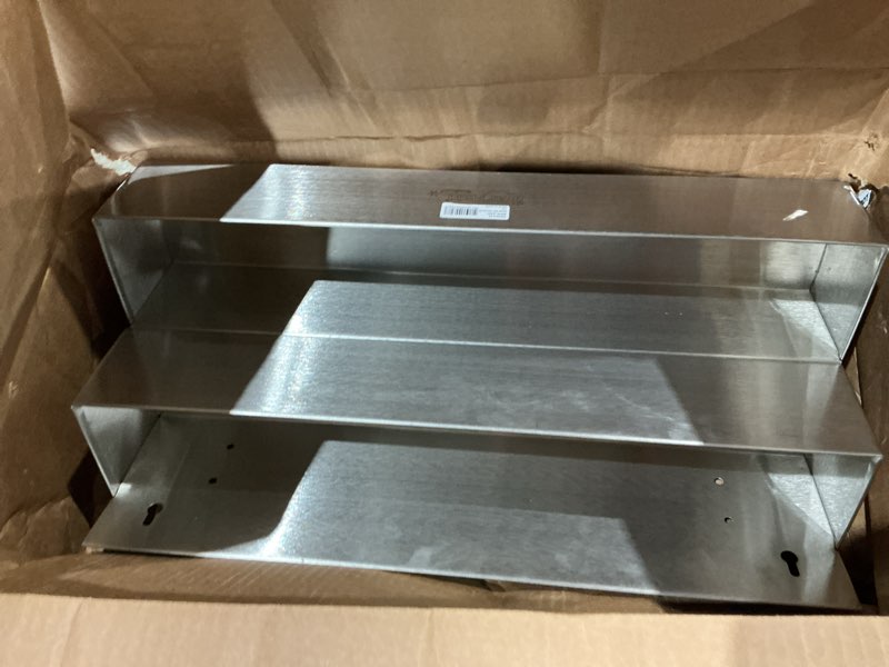 Condition photo showing As Is for winco double speed rail, 22-inch, stainless steel 22" double