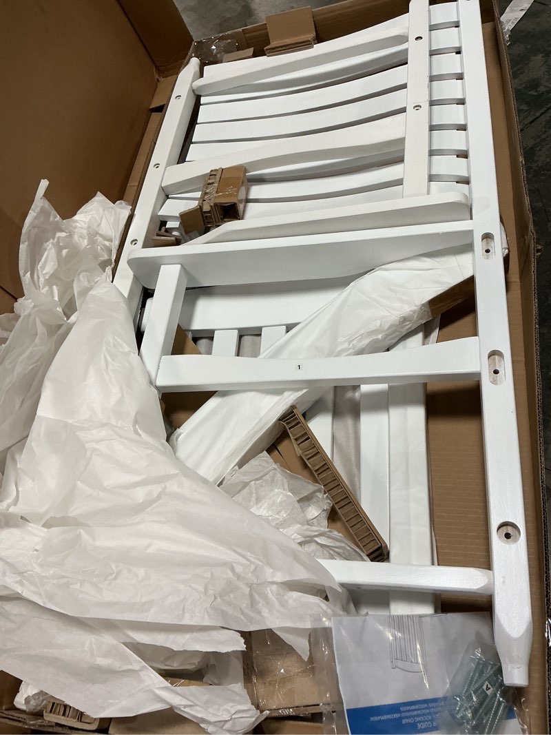 Condition photo showing Good Condition for mainstays outdoor wood porch rocking chair, white