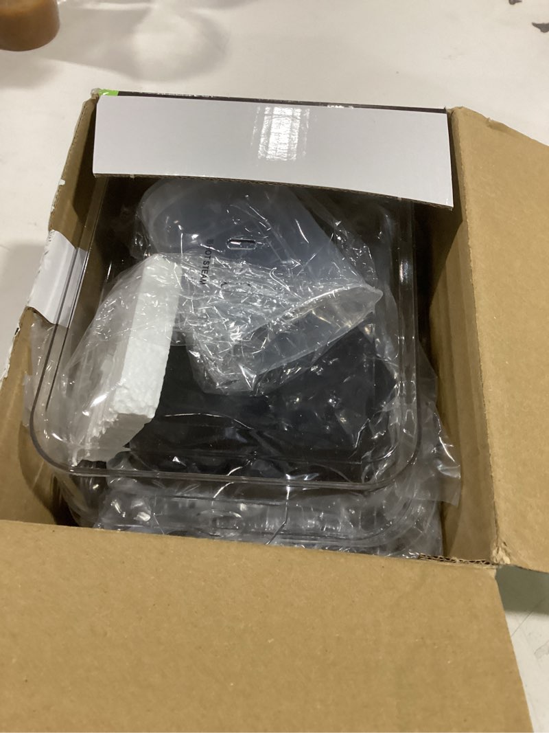 Condition photo showing Good Condition for Annie & Mia Design Electric Egg Cooker, Stainless Steel 8 Egg Capacity egg boiler, 500W, Hard, Medium, Soft Boiled Egg Poacher, egg steamer, Multi-function, Knob Auto Shut-Off Function (Black)