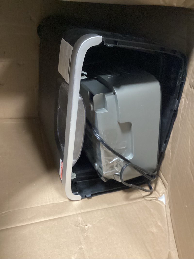 Condition photo showing As Is for bonsen 14-sheet paper shredder for home office, heavy duty cross cut shredder with 5.3 gal pullout bin, quiet shredder for cds/credit card/staple, p-4 security, anti-jam system 14-sheet cross cut