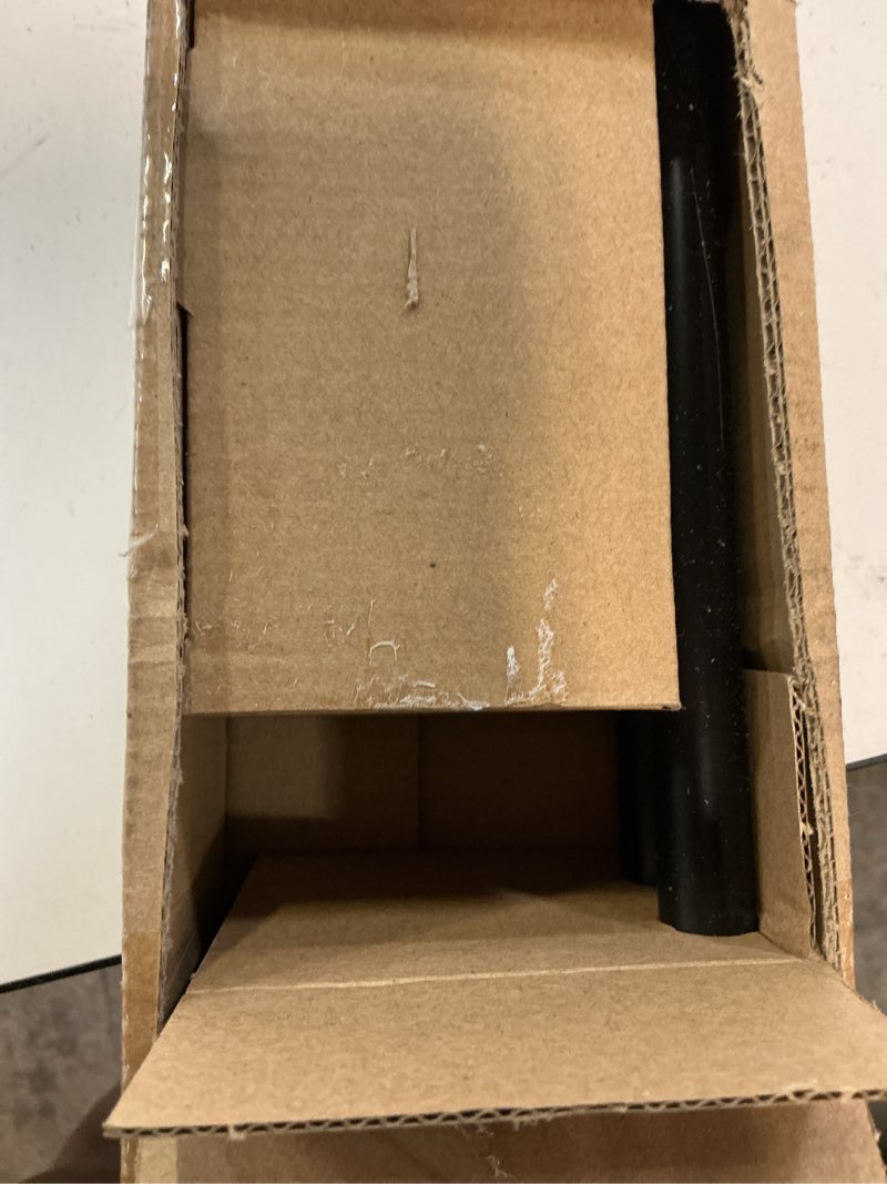 Condition photo showing Good Condition for amazon basics room darkening double curtain rod, 48" to 88", black, easy to install