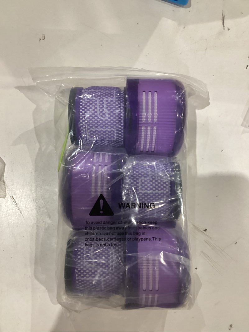 Condition photo showing Brand New for sv18 v9 filter replacement compatible with dyson sv18 digital slim origin fluffy extra v9 motorbar cordless vacuum part no. 970612-01 for dyson digital slim filter sv18 (3 pack) sv18-3p