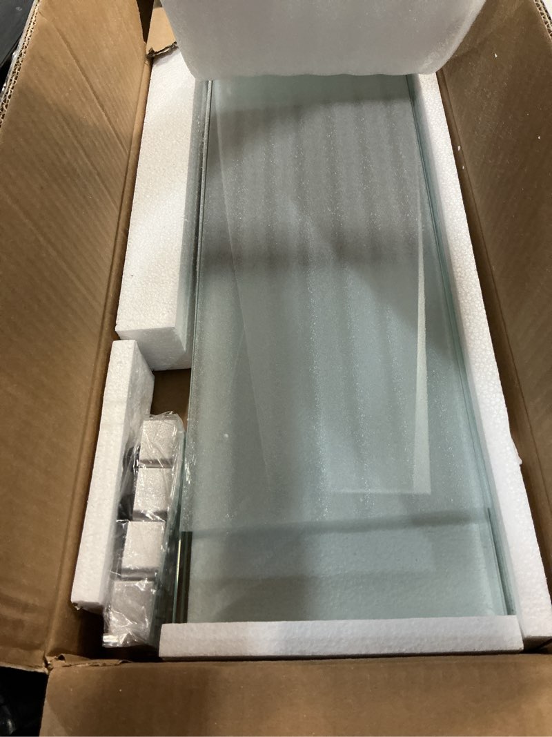 Condition photo showing Good Condition for Skyflame 42" X 18" Rectangular Fire Pit Glass Wind Guard Replacement for Outdoor