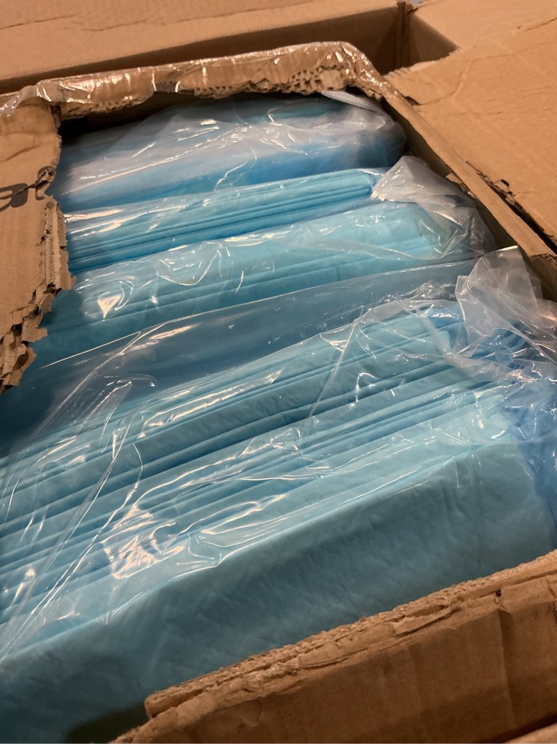 Condition photo showing Good Condition for 100 count extra large chucks 36"x36" thicken elderly adults incontinence bed pads disposable, heavy duty absorbency underpads waterproof, xxl extra large puppy pee training pad 36"x36" (100 count)