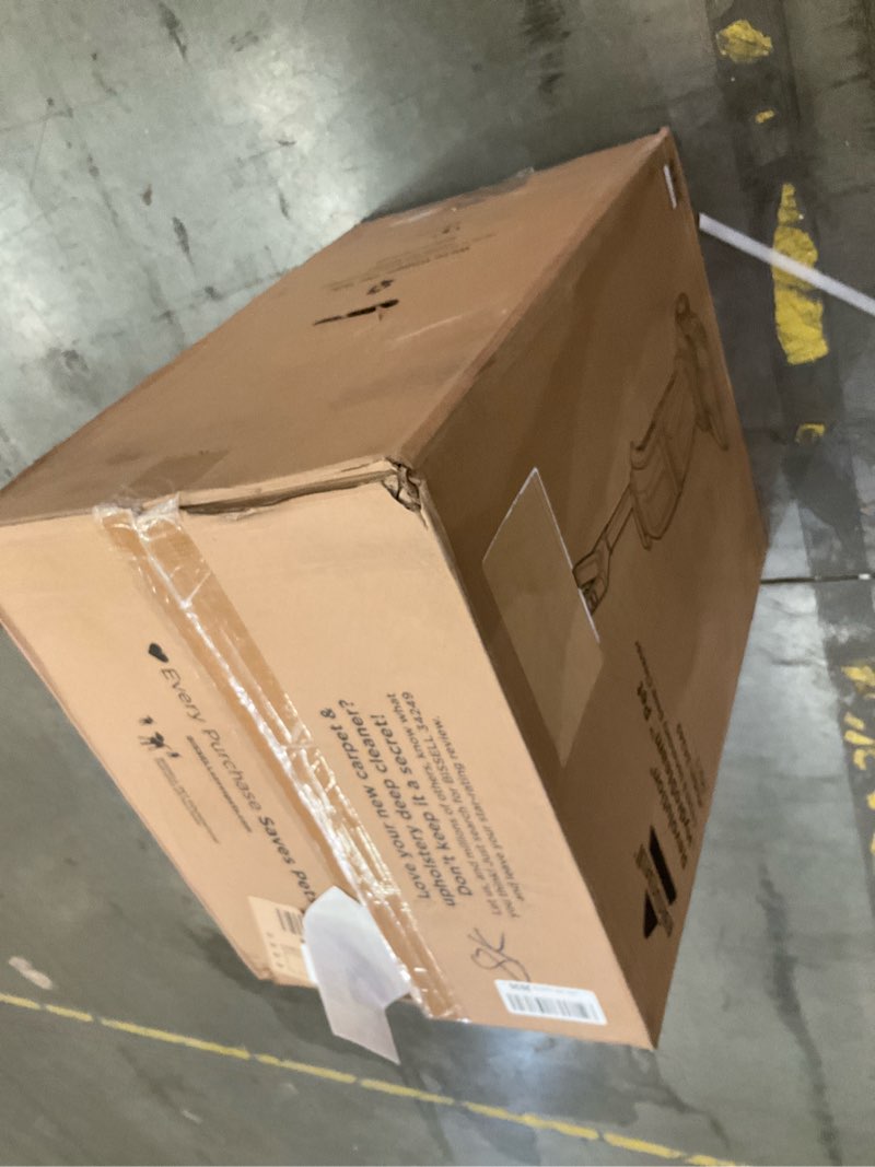 Condition photo showing As Is for Bissell® Big Green® PET PRO Carpet Cleaner with 8 Row XL DirtLifter PowerBrush, 9-inch Long Reach Hose, 2 Upholstery Tools, Includes Pet Pro Oxy Urine Eliminator Formula Black/Green