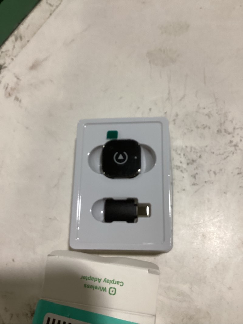 Condition photo showing New/Like New for 2-in-1 wireless carplay & android auto adapter, plug & play carplay dongle converts wired to wireless, fast auto-connect, no delay, compact design for iphone & android with usb/usb-c port(black)