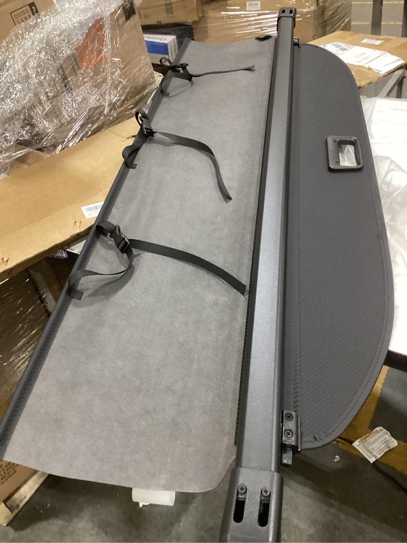 Condition photo showing Good Condition for retractable cargo cover compatible with 2009-2015 honda pilot power tailgate trunk shielding security shade privacy screen tonneau luggage cargo organizers (carbon fiber texture) 2009-2015 pilot power tailgate