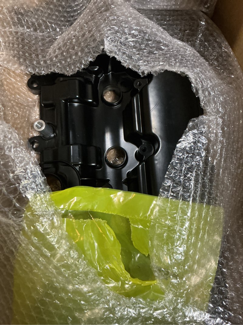Condition photo showing Good Condition for aluminum valve cover compatible with 2013 2014 2015 2016 2017 2018 2019 2020 2021 2022 mazda 3 cx-3 cx-5 2.0l l4 naturally aspirated