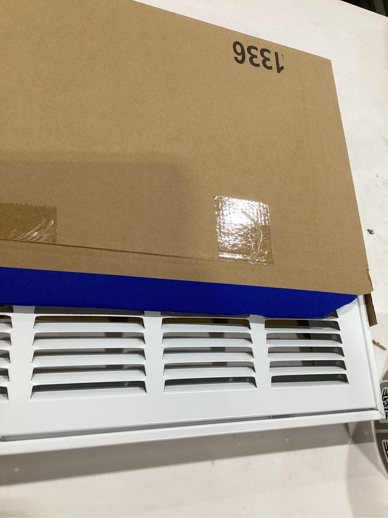 Condition photo showing Good Condition for 16" X 8" Steel Return Air Filter Grille for 1" Filter - Removable Face/Door - HVAC DUCT COVER - Flat Stamped Face -White [Outer Dimensions: 18 5/8"w X 10 5/8"h] 16 X 8