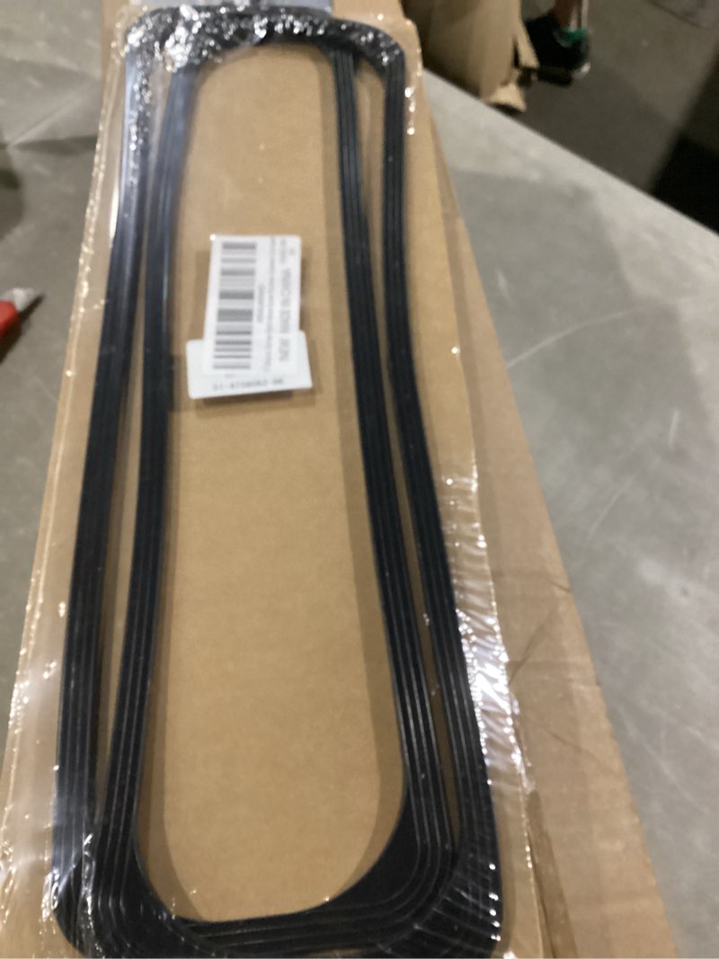 Condition photo showing Good Condition for 2 pcs/set black center bolt valve cover rubber gaskets compatible with 1986-2002 small block chevy sbc 5.0l 5.7l 305 350