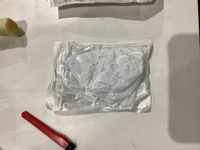 Slowera Cap Baby Girls 100% Cotton Double Brimmed Eyelet Lace Bonnet with Flowers (0-3 Months, White