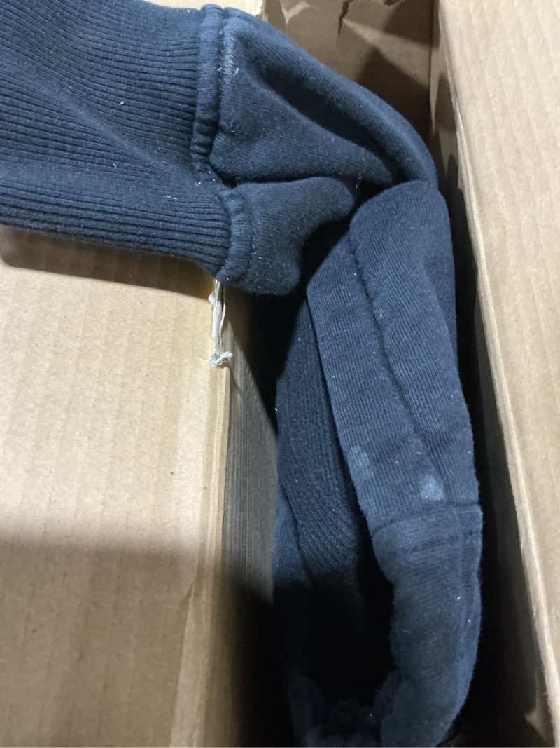 Condition photo showing As Is for DEWALT DCHJ067B-XL 20V/12V MAX Bare Hooded Heated Jacket, Black, X-Large