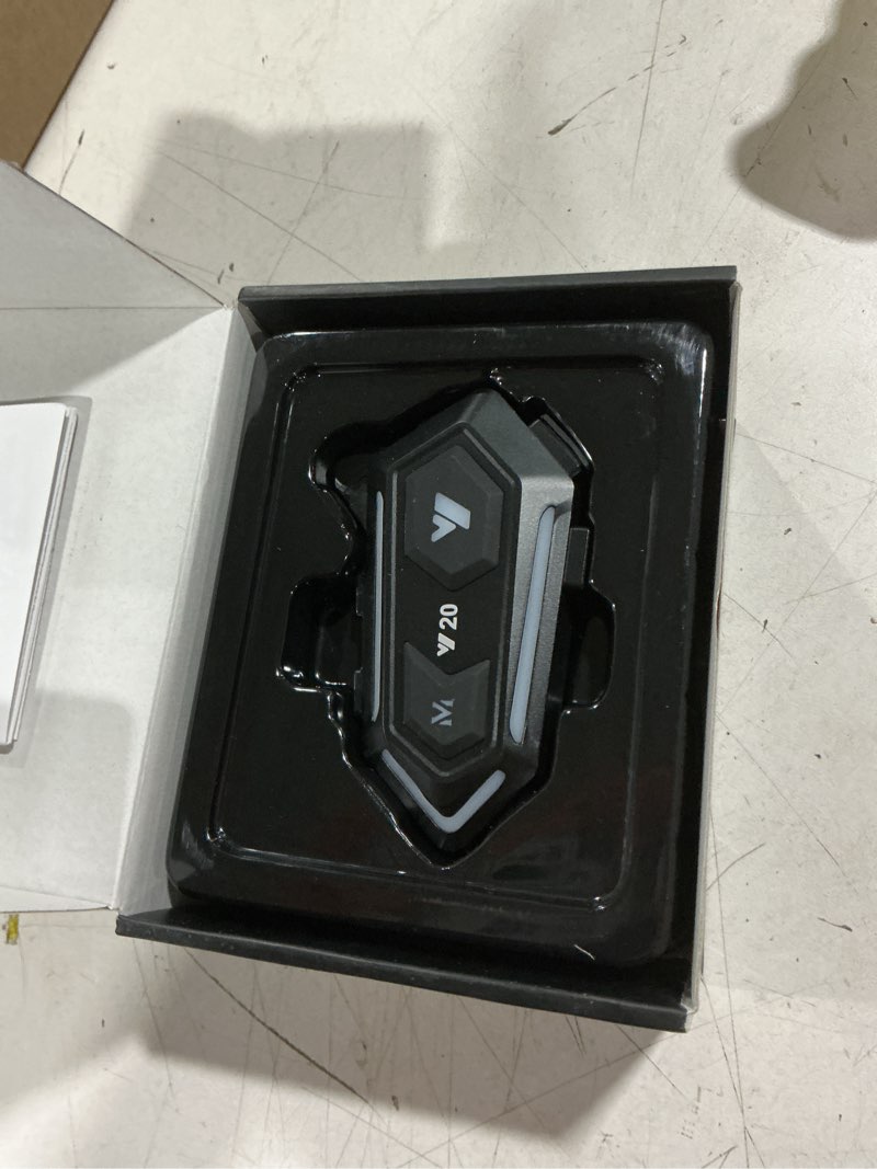 Condition photo showing Good Condition for feya motorcycle helmet speakers high battery life helmet headphone ipx6 automatic answer/call music control/intelligent noise/wake up siri, 2 different types of mic - compatible with all helmets - y20