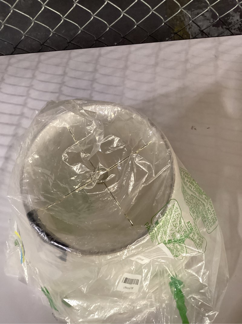 Condition photo showing New/Like New for White Monay Shantung Silk Bell Lamp Shade