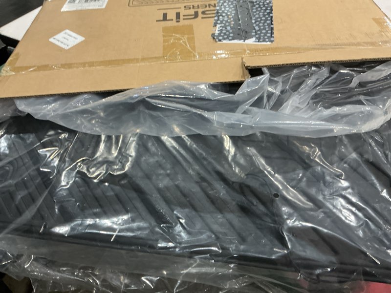 Condition photo showing As Is for (incomplete missing pieces)lasfit cargo mat with backrest mat for honda hrv 2023-2026 & for acura adx 2025-2026, all weather tpe custom fit trunk mat cargo liner with seatback mat accessories, black 6?for honda hr-v | 2023-2026 | trunk mat