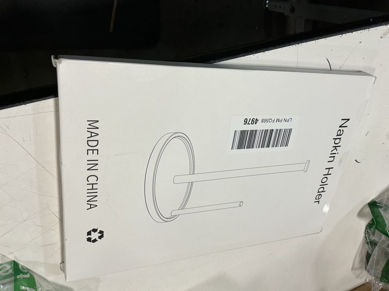 Condition photo showing New/Like New for Paper Towel Holder Countertop, Standing Paper Roll Holder with Anti Slip Weighted Base, Stainless Steel Freestanding Paper Towel Holder for Kitchen, Gold