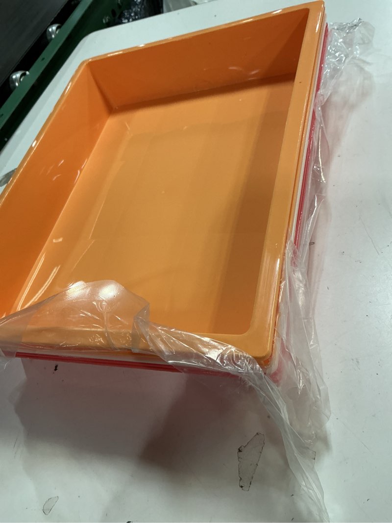 Condition photo showing Good Condition for Storage Cart, Rolling Utility Cart with 10 Drawers, Portable Handles & Lockable Wheels, Mobile Paper Toys Storage Organizer Large Capacity for Home Office School Teacher (Macaron)