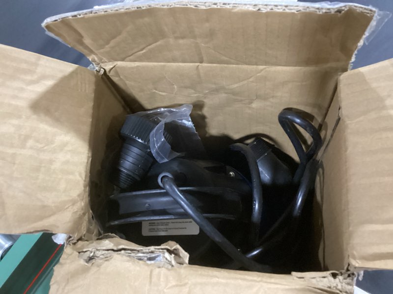 Condition photo showing Good Condition for foting sump pump 1hp clean/dirty submersible water pump,4600gph utility pump thermoplastic electric portable transfer water pump for swimming pool pond basement with 10ft power cord,manual