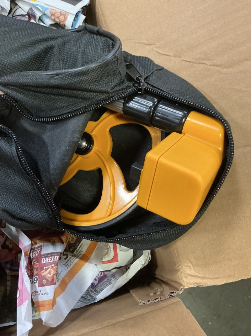 Condition photo showing Good Condition for 6 inch measuring wheel complete kit with 20 marking flags, 16.4ft tape measure & canvas bag - foldable precision distance roller, up to 10,000 ft, ±0.3% accuracy, one key to reset 6 inch with tape measure and 20 marking flags