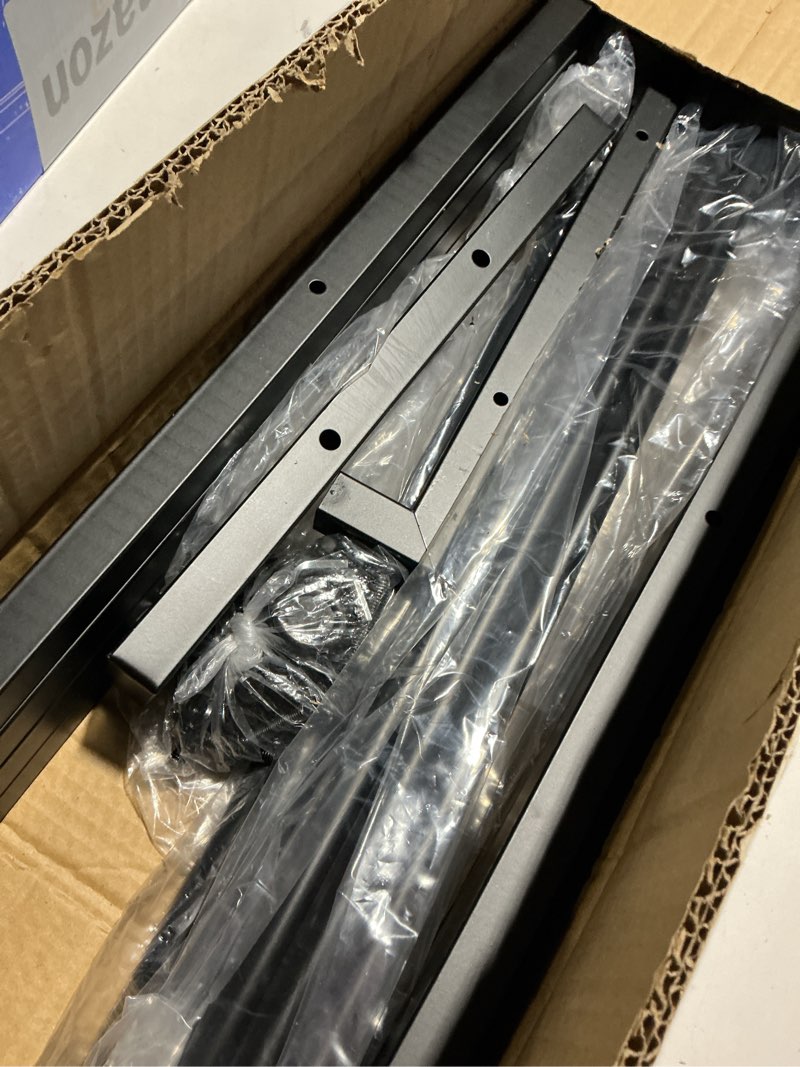 Condition photo showing As Is for 3D Printer Filament Storage Rack 5 Tier Filament Spool Holders Racks Heavy Duty Metal 3D Printer Shelf Organizer for Studio Office Workshop PLA ABS TPU Nylon, Black