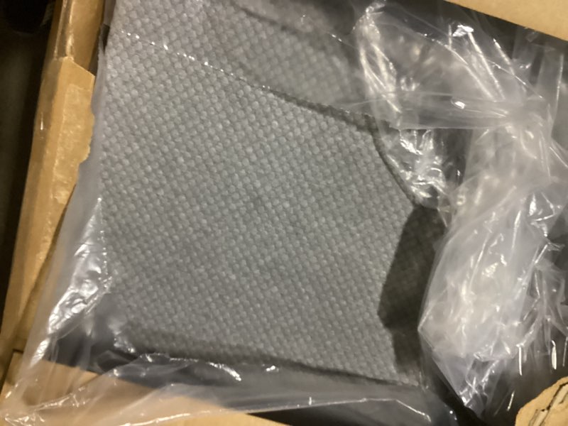 Condition photo showing As Is for MLILY Tri-Fold Memory Foam Mattress, 6 inch Full Folding Mattress with Collapsible and Washable Cover, Travel and Guest Mat, 75"×54"×6", Grey