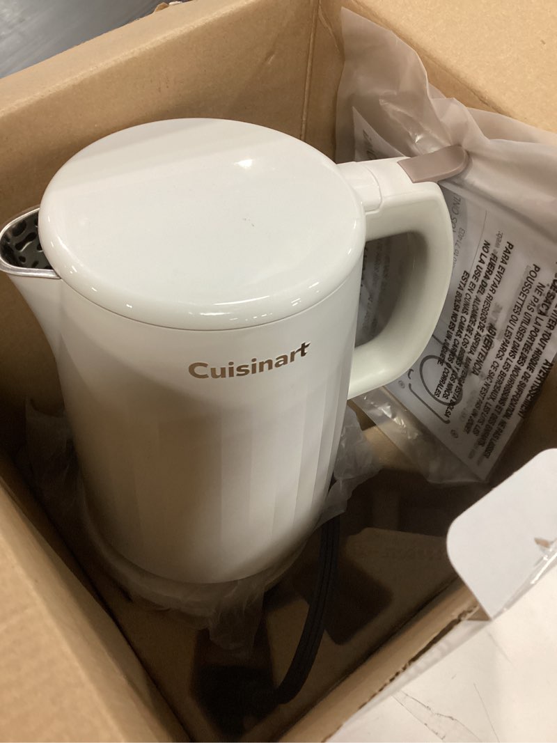 Condition photo showing Good Condition for Cuisinart® Soho™ 1-Liter Double-Wall Electric Kettle, Truffle
