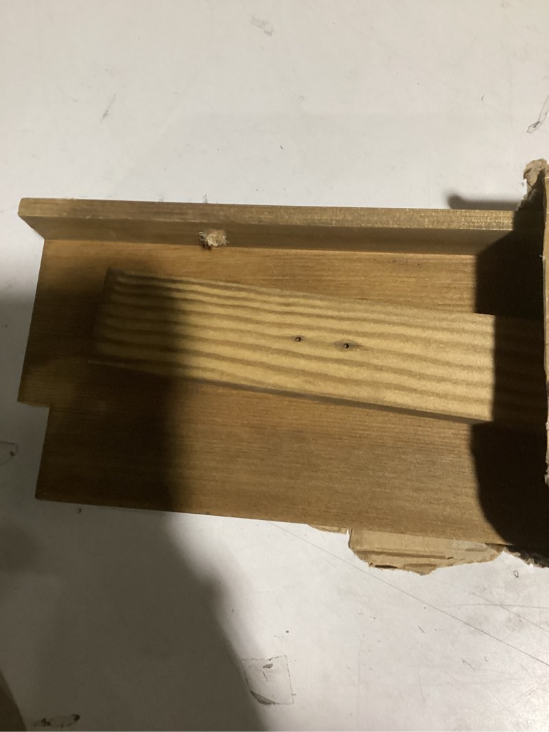 Condition photo showing As Is for AMBIRD Coat Rack Wall Mount with Shelf, 29" Coat Hooks Wall Mounted with 9 Metal Hooks for Entryway, Bathroom, Bedroom, Living Room, Kitchen, 2 Tier Wall Hooks for Clothes, Hat, Towel, Key, Purse 9 Hooks