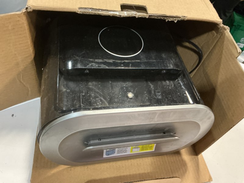 Condition photo showing As Is for dreo 8l smart humidifier large room 600ft², hm717s, 80h runtime supersized warm and cool mist humidifiers for bedroom baby, 28db quiet air humidifier for plants indoor, home, whole house, silver