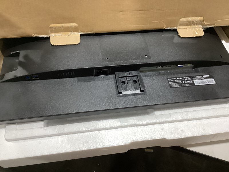 Condition photo showing Good Condition for Amazon Basics IPS Monitor 75 Hz Powered with AOC Technology FHD 1080P HDMI, Display Port and VGA Input VESA Compatible Built-in Speakers for Office and Home, 27 in, Black