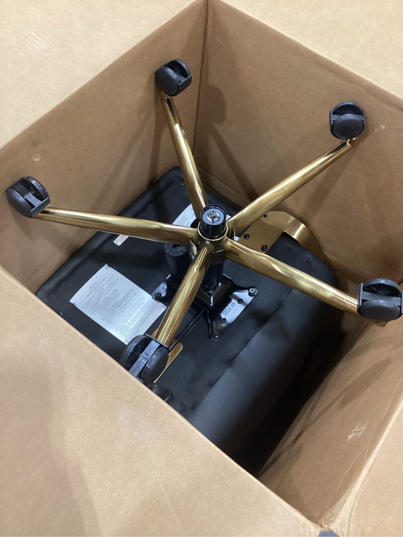 flash furniture james mid-back designer executive office chair - black leathersoft upholstery - brus