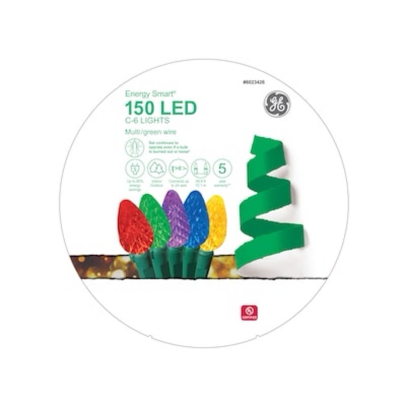 100+ bought last week GE Energy Smart 150 -Count 49.6-ft Multicolor LED Plug-In Christmas String Lights Item #6023426 | Model #98935LO