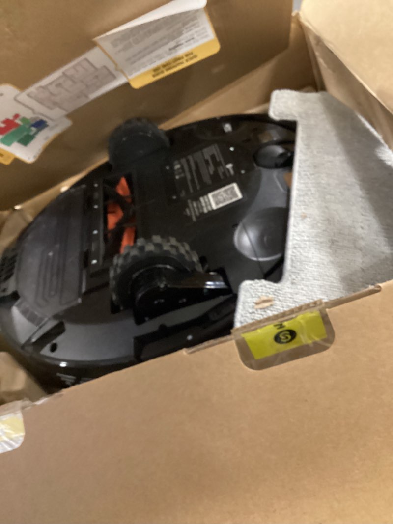 Condition photo showing As Is for uninell Robot Vacuum and Mop Combo,Lidar Navigation Robotic Vacuum Cleaner with 3.5L Self Emptying Station,5000Pa Vacuum Robot,180mins Runtime,No-Go&No-Mop Zones,App/Alexa/Remote Control,UR3 Black