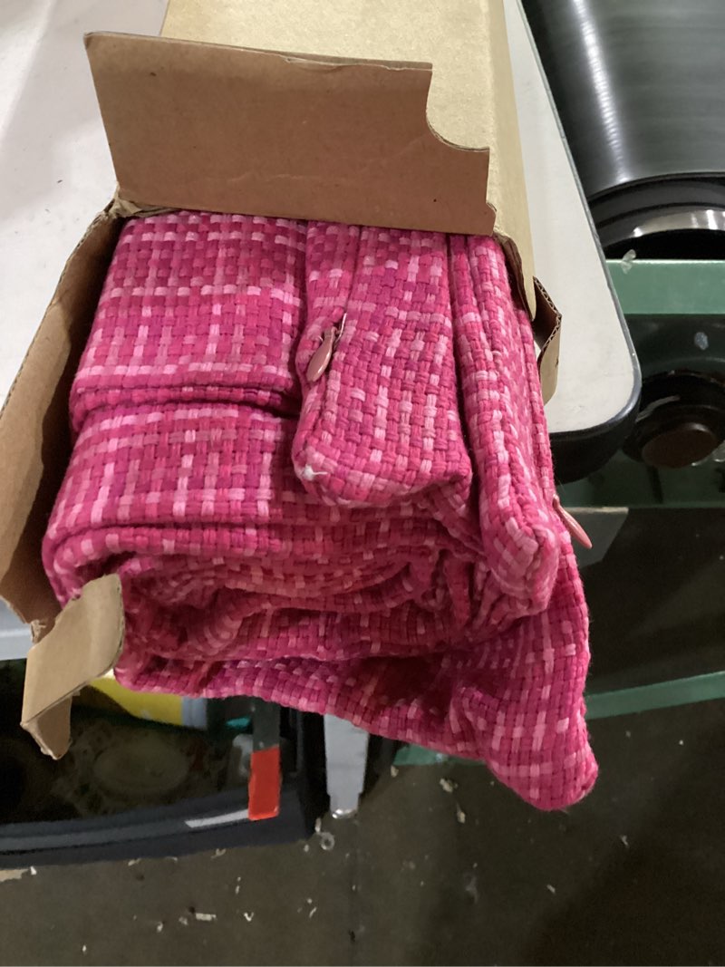 Condition photo showing Good Condition for kevin textile outdoor waterproof throw pillow covers decorative farmhouse water resistant cushion covers for tent patio garden couch sofa pack of 2 24x24 inch hot pink 24" x 24" (pack of 2) hot pink