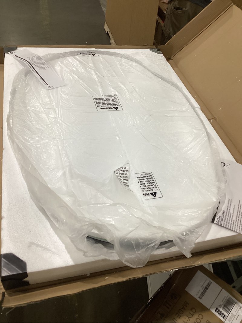 Condition photo showing New/Like New for Asymmetrical LED Bathroom Mirror with Lights,Irregular Led Bathroom Vanity Mirror for Wall with Front and Backlit, Anti Fog, 3 Colors and Dimmable Light,[Horizontal/Vertical] 40" H x 30" W